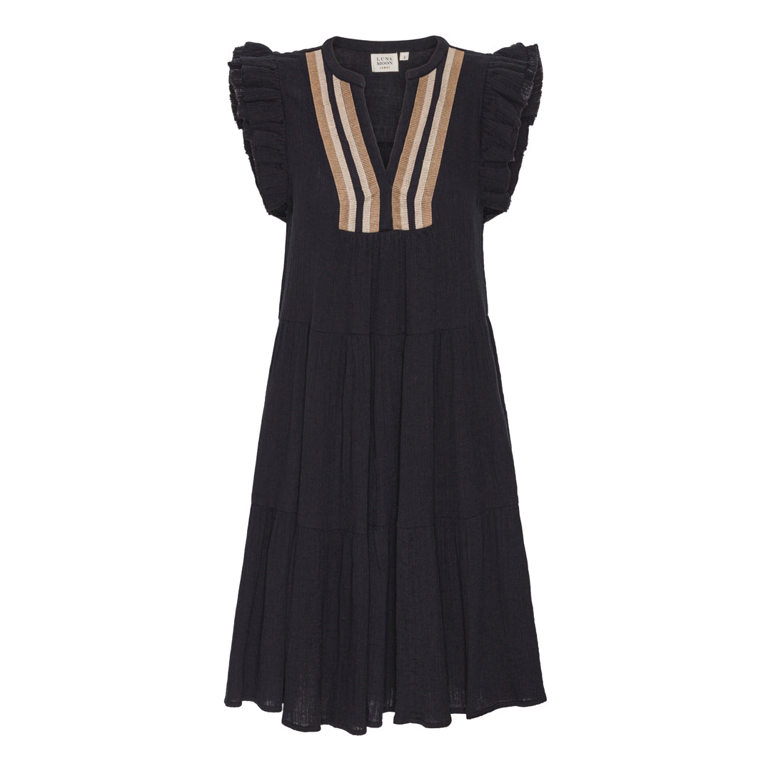 Luna Moon Amalfi - Sleeveless Dress Dress Black