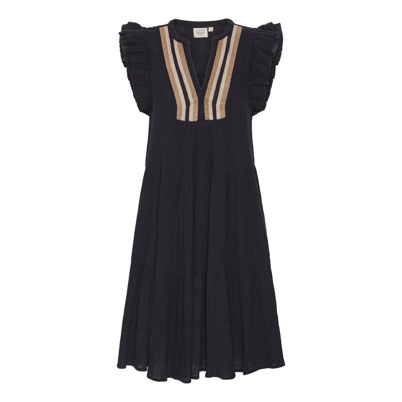 Luna Moon Amalfi - Sleeveless Dress Dress Black