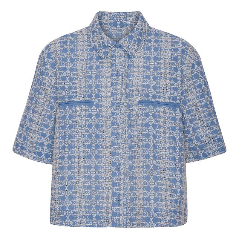 Luna Moon Biarritz Shirt Shirt Light Blue