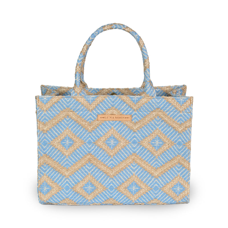 Luna Moon Big Tote - La Rambla Tote bag Aquamarine