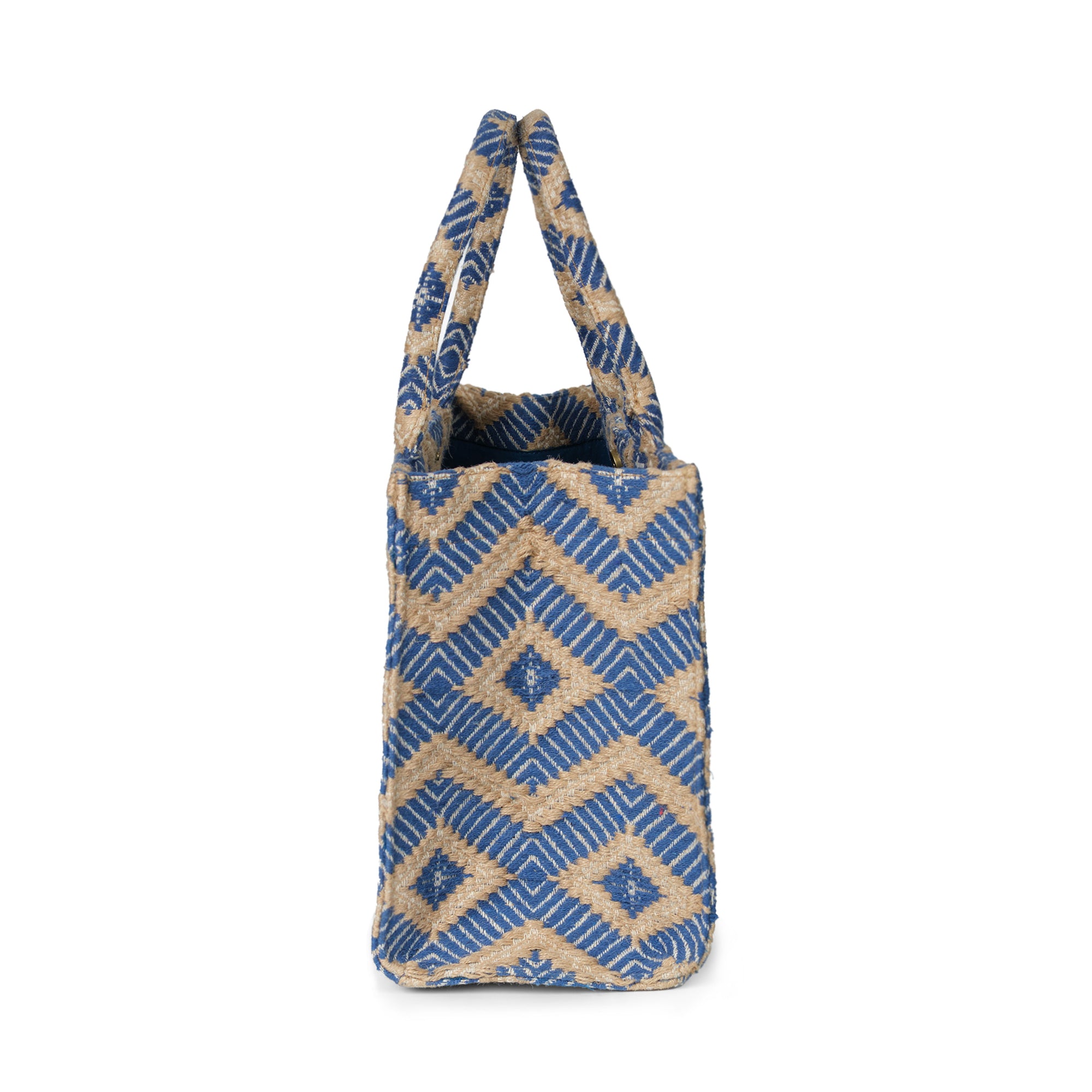 Luna Moon Big Tote - La Rambla Tote bag Greek blue