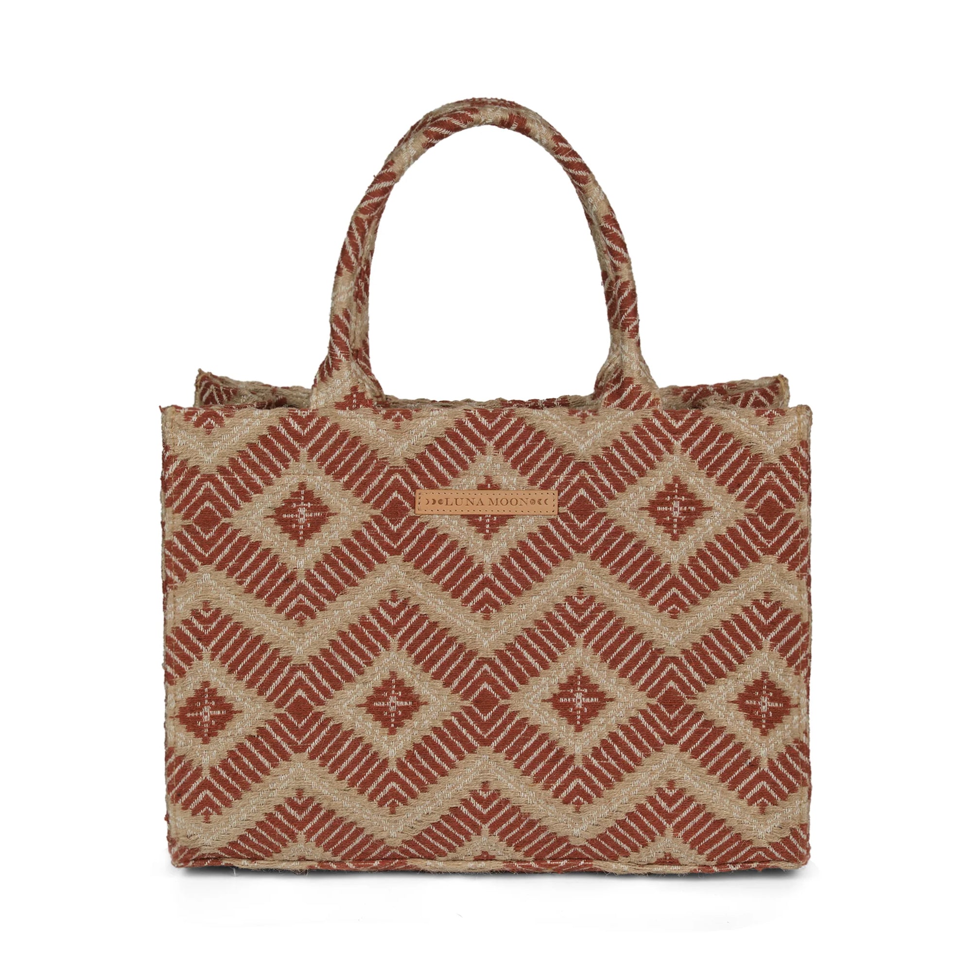 Luna Moon Big Tote - La Rambla Tote bag Terracotta