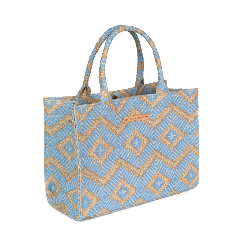 Luna Moon Big Tote - La Rambla Tote bag Aquamarine