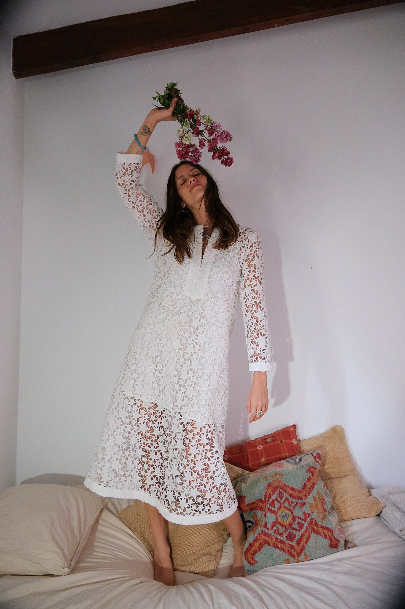 Luna Moon Cannes Dress Dress White