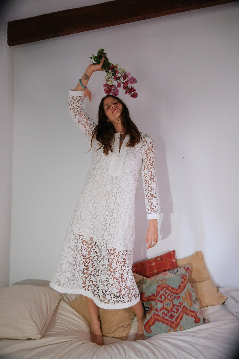 Luna Moon Cannes Dress Dress White
