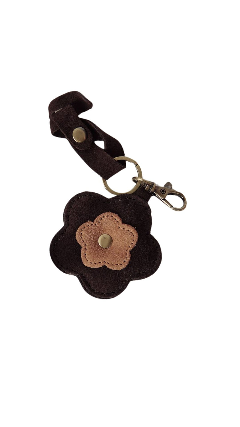 Luna Moon Charm - Portobello Bag Charm Chocolate Brown/Camel