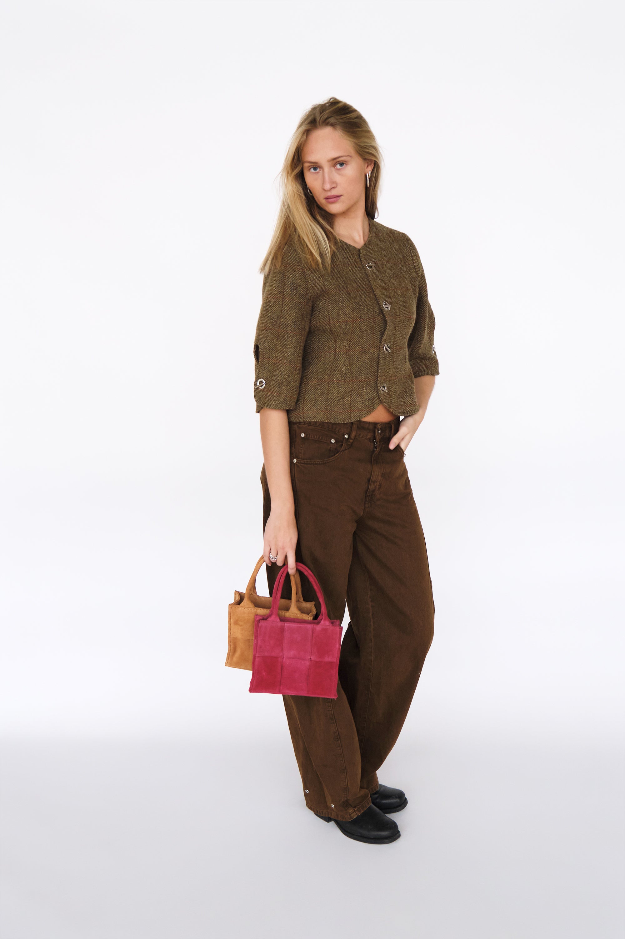 Mini Tote - Cervino Vista - Pink Sangria