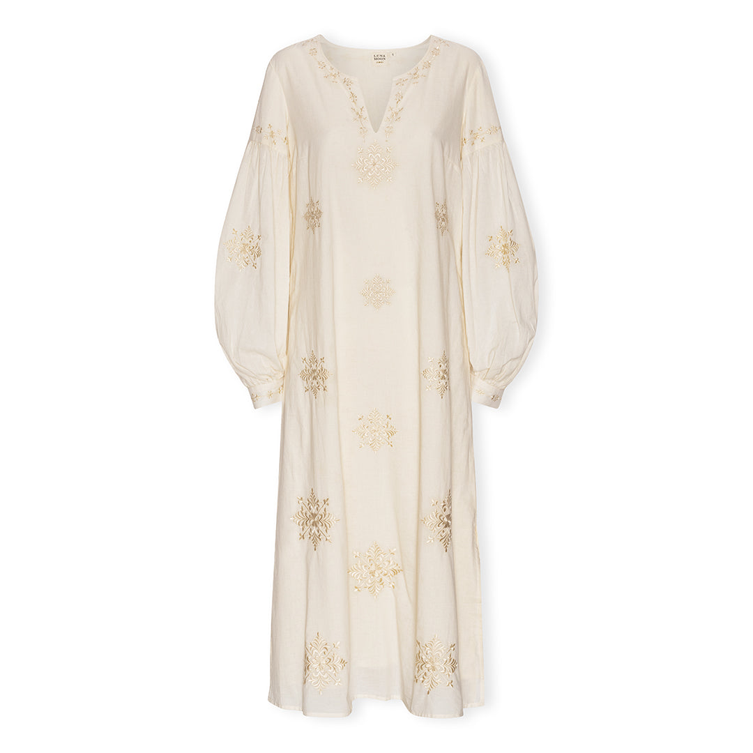 Luna Moon La Boca - Maxi Dress Dress Ivory