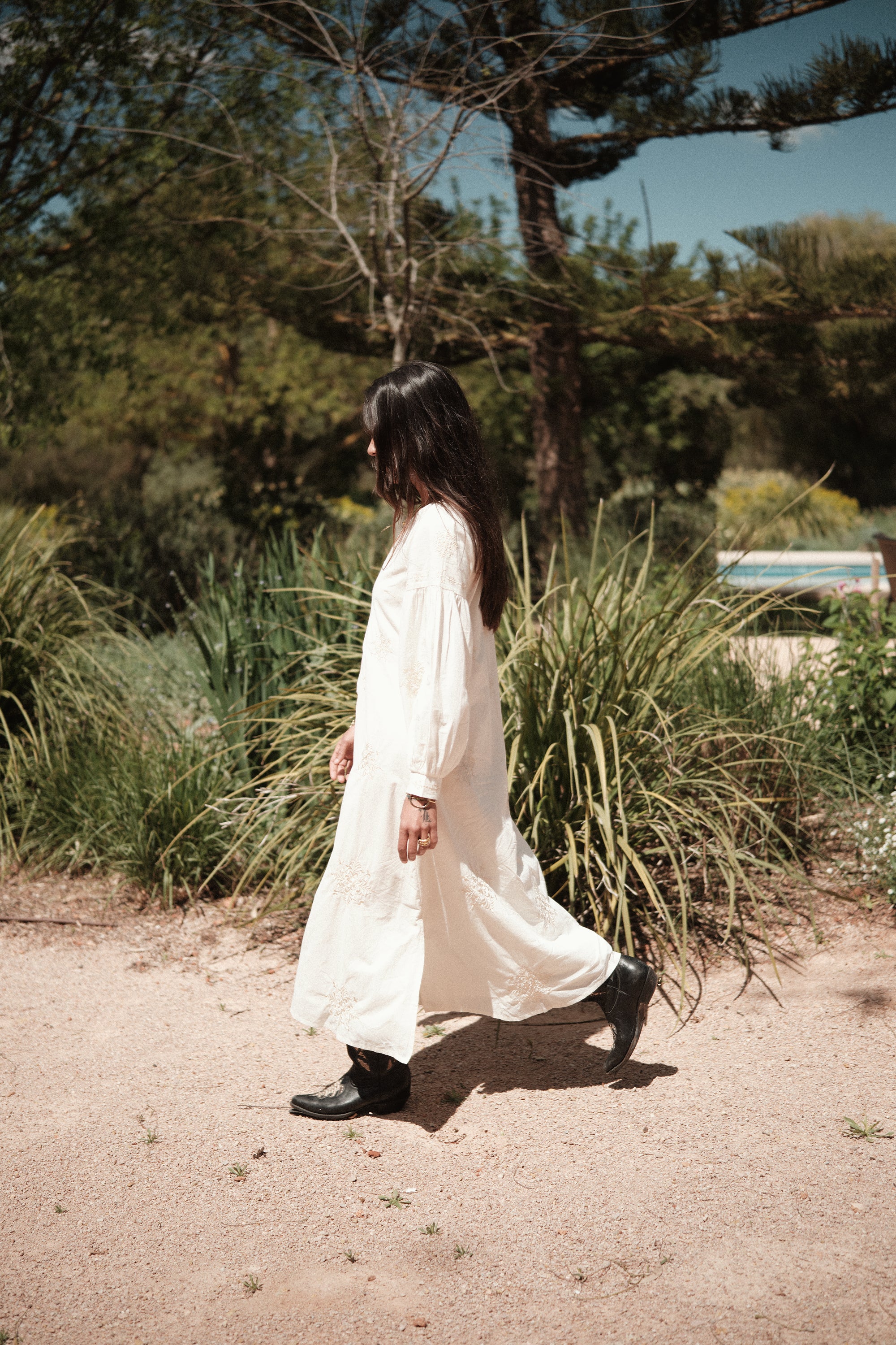 Luna Moon La Boca - Maxi Dress Dress Ivory