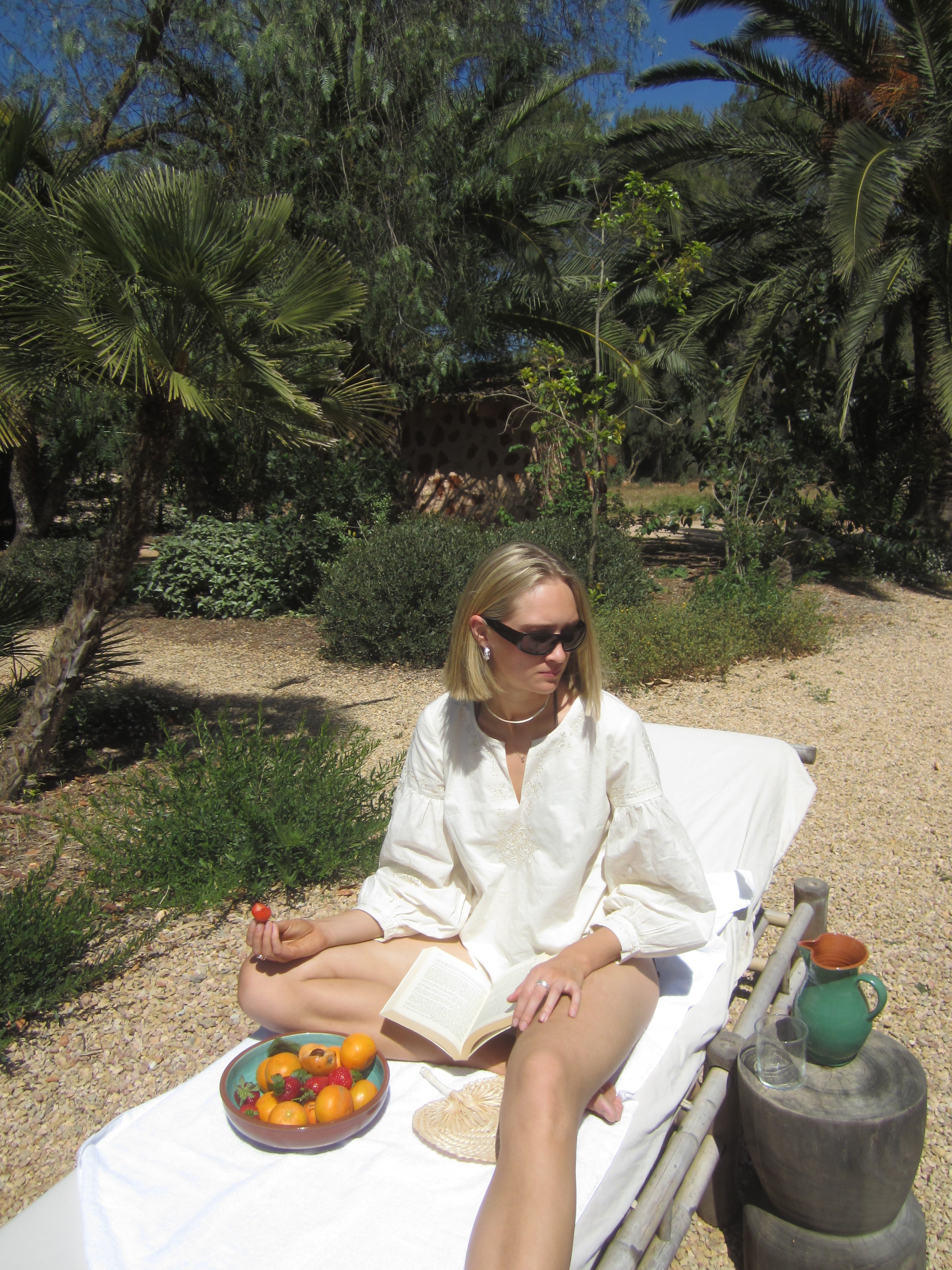 Luna Moon La Boca - top Blouse Ivory