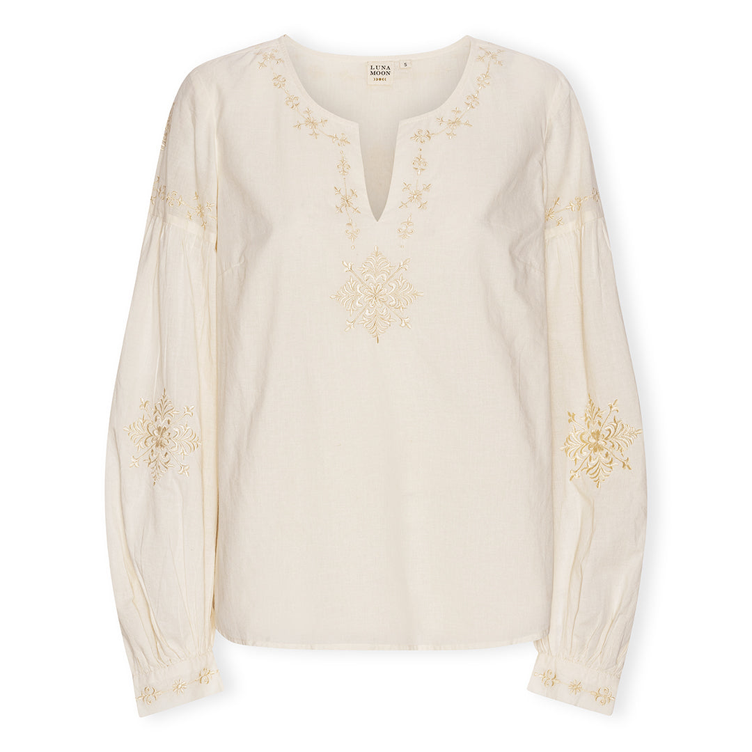 Luna Moon La Boca - top Blouse Ivory