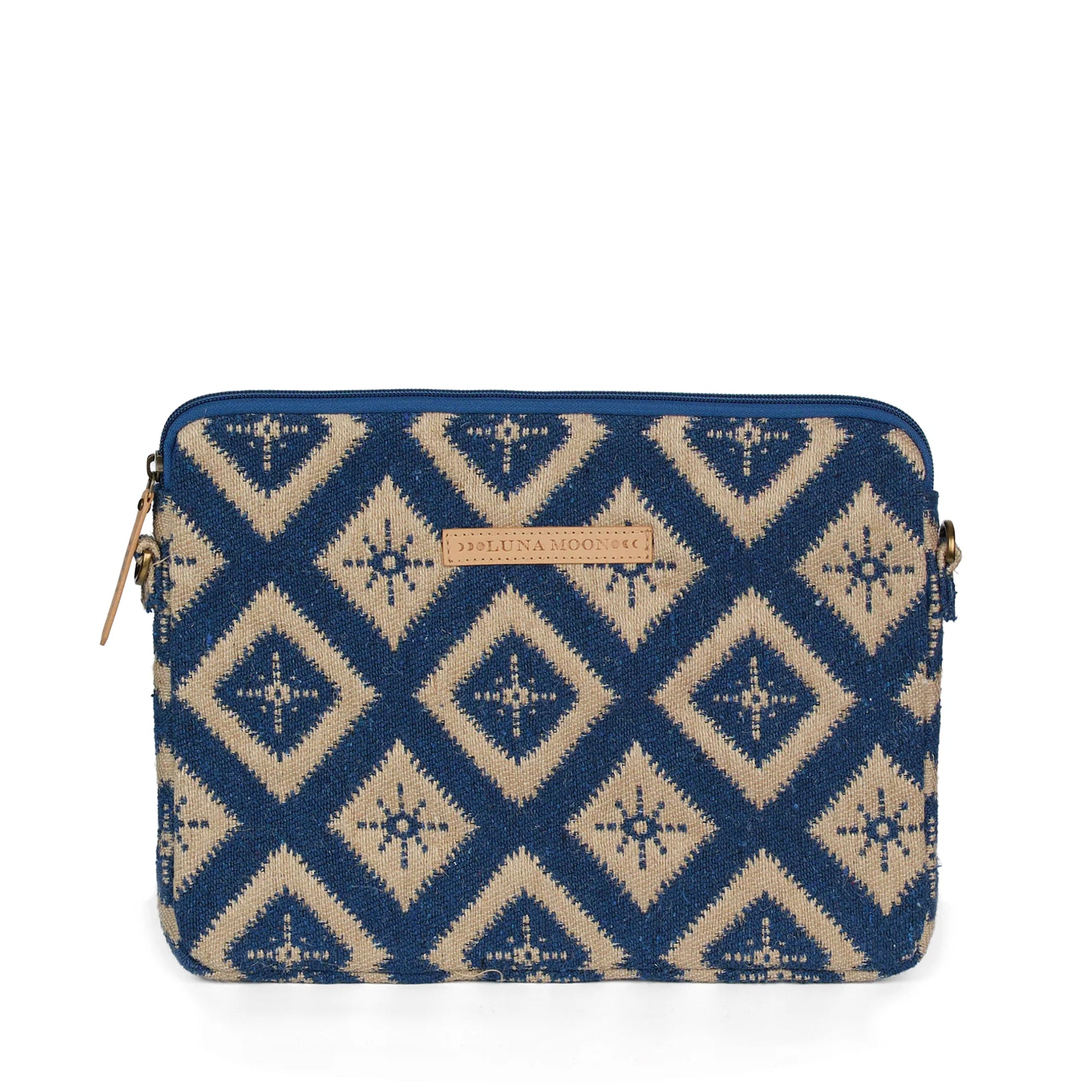 Luna Moon Laptop Sleeve - Rue Rivoli Laptop sleeve Greek blue