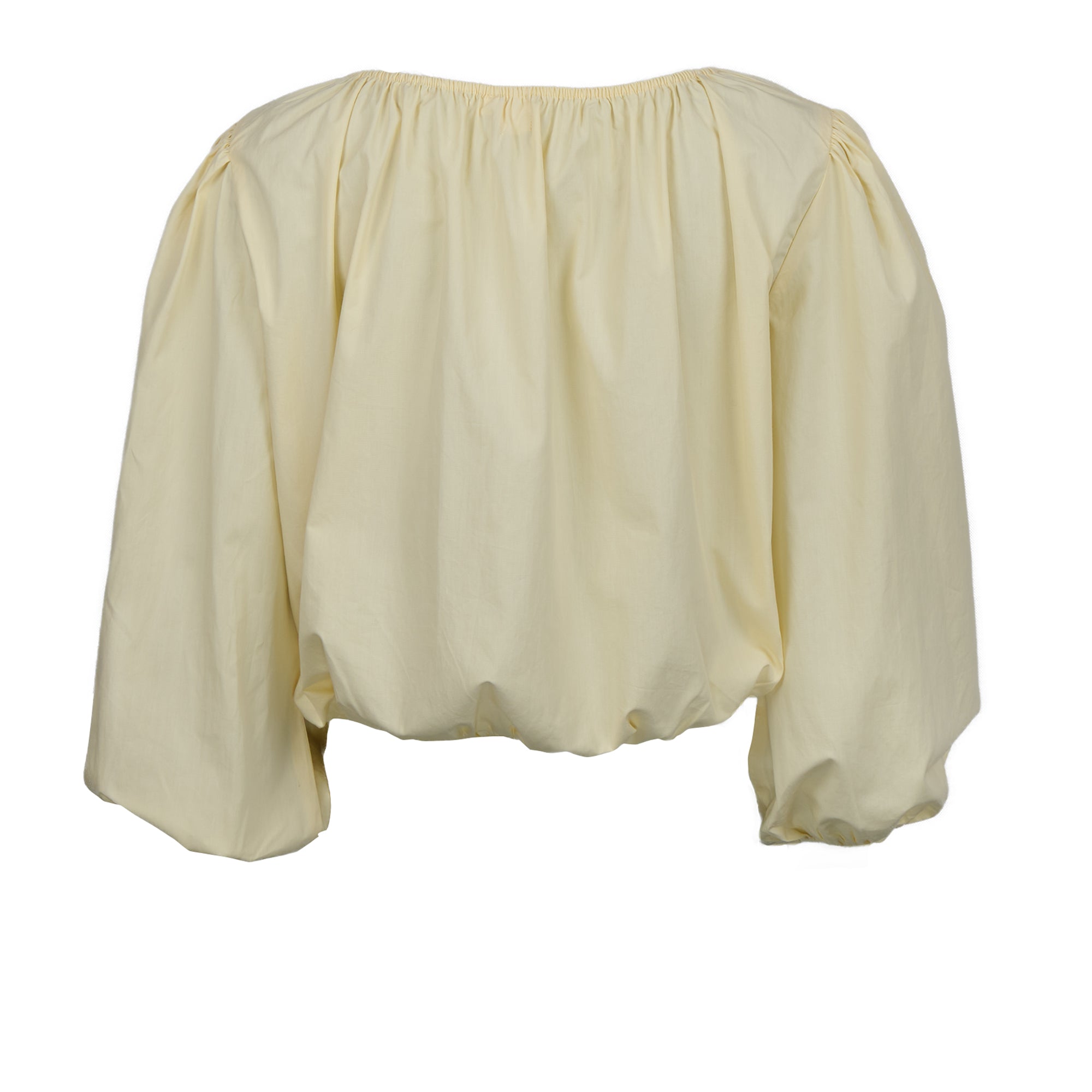 Luna Moon Lecce Blouse Blouse Pastel Yellow