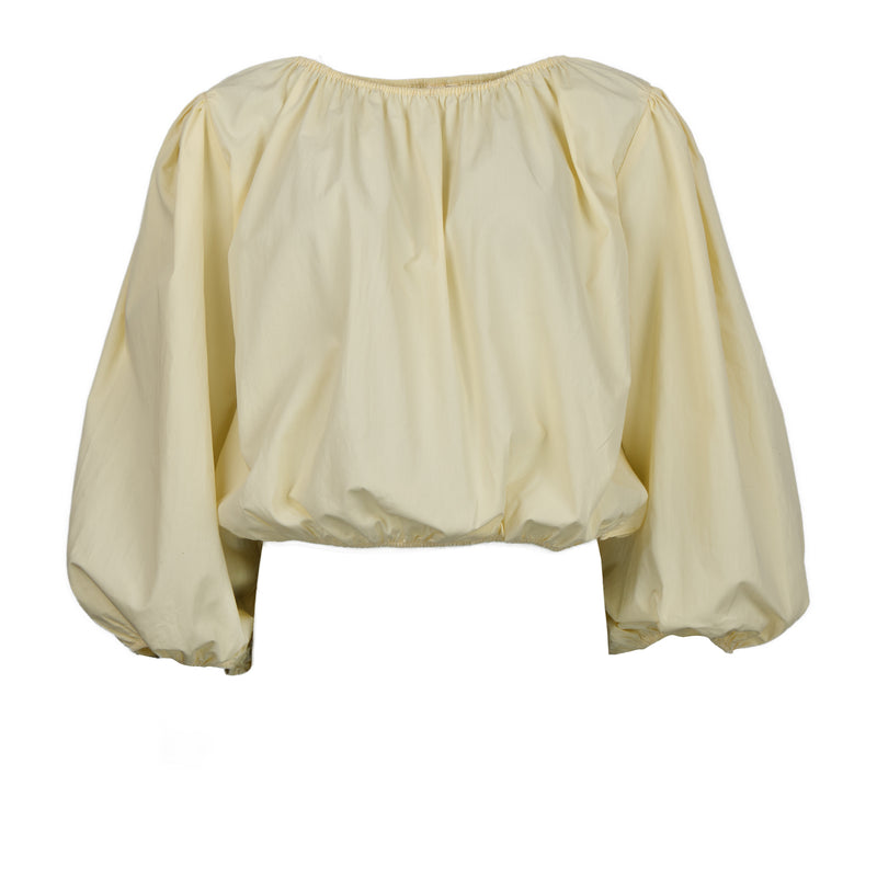 Luna Moon Lecce Blouse Blouse Pastel Yellow