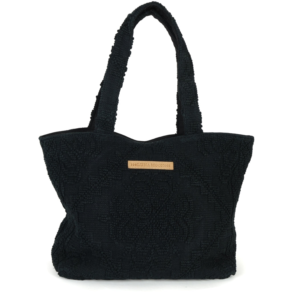 Luna Moon Medium Shoulder bag - Tilos Shopper Black