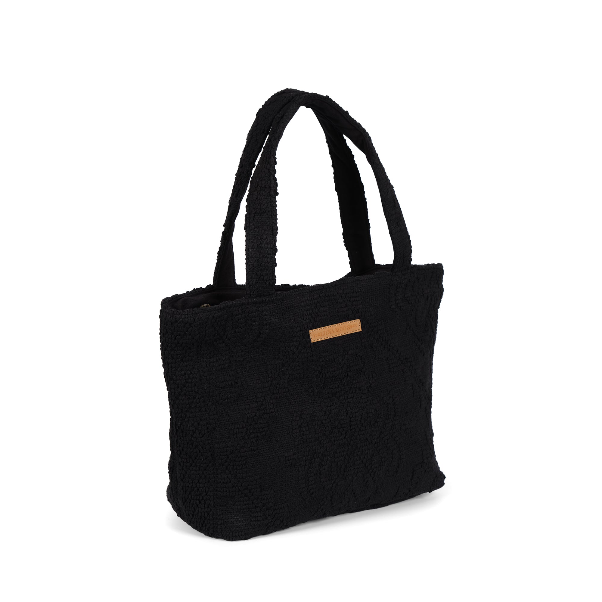 Luna Moon Medium Shoulder bag - Tilos Shopper Black