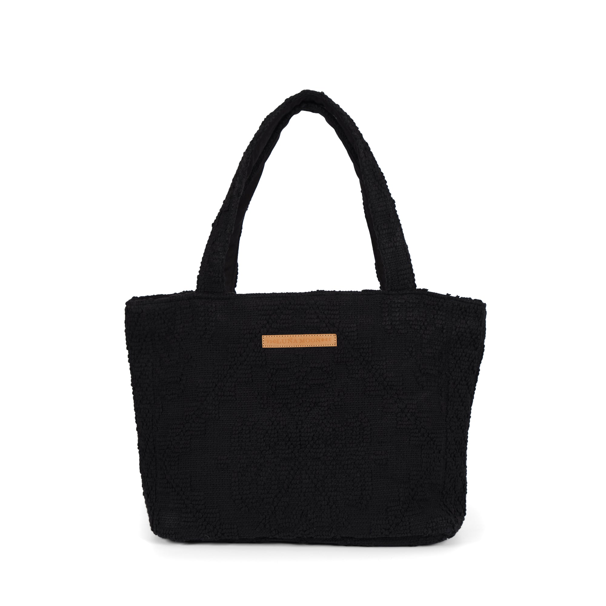 Luna Moon Medium Shoulder bag - Tilos Shopper Black