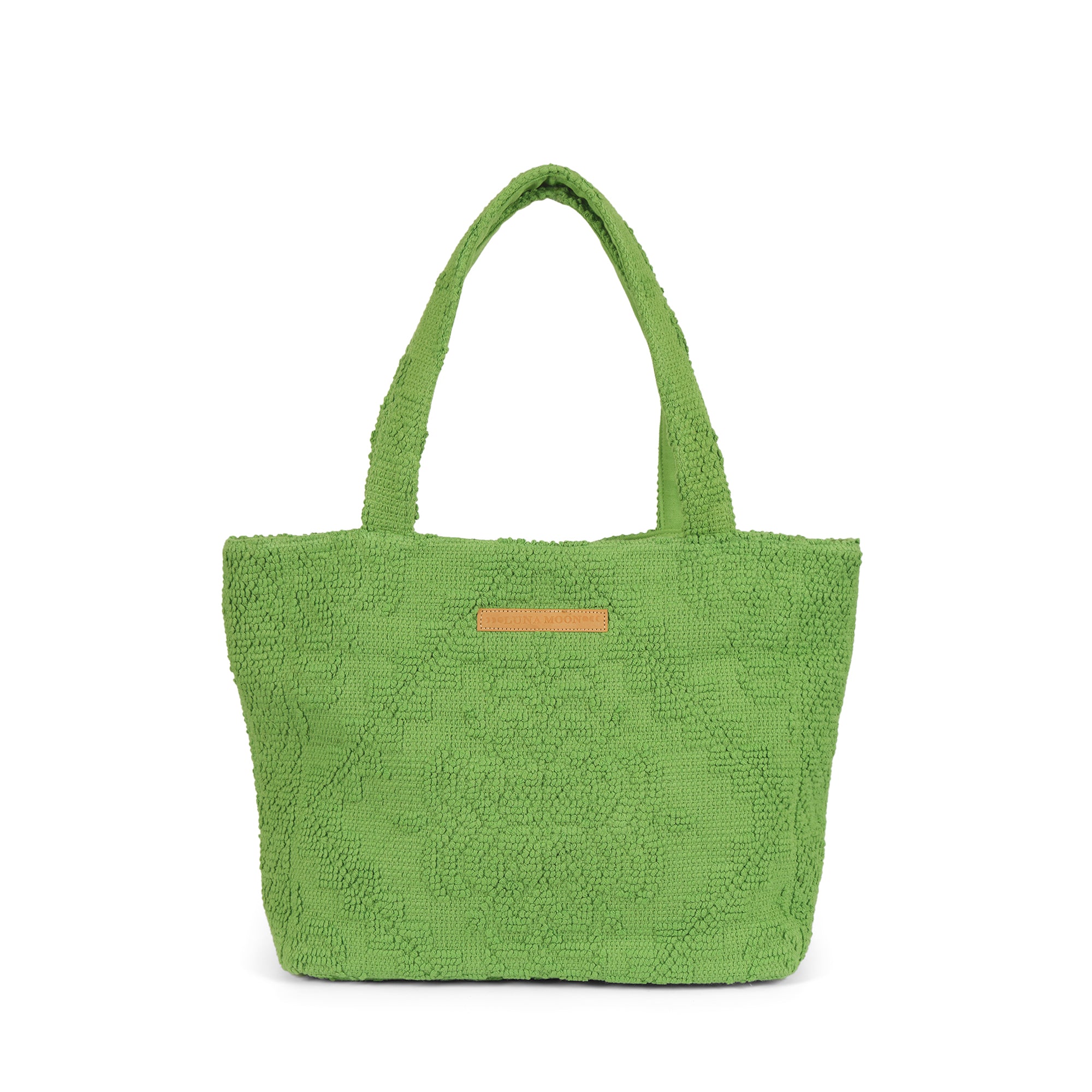 Luna Moon Medium Shoulder bag - Tilos Shopper Peridot green