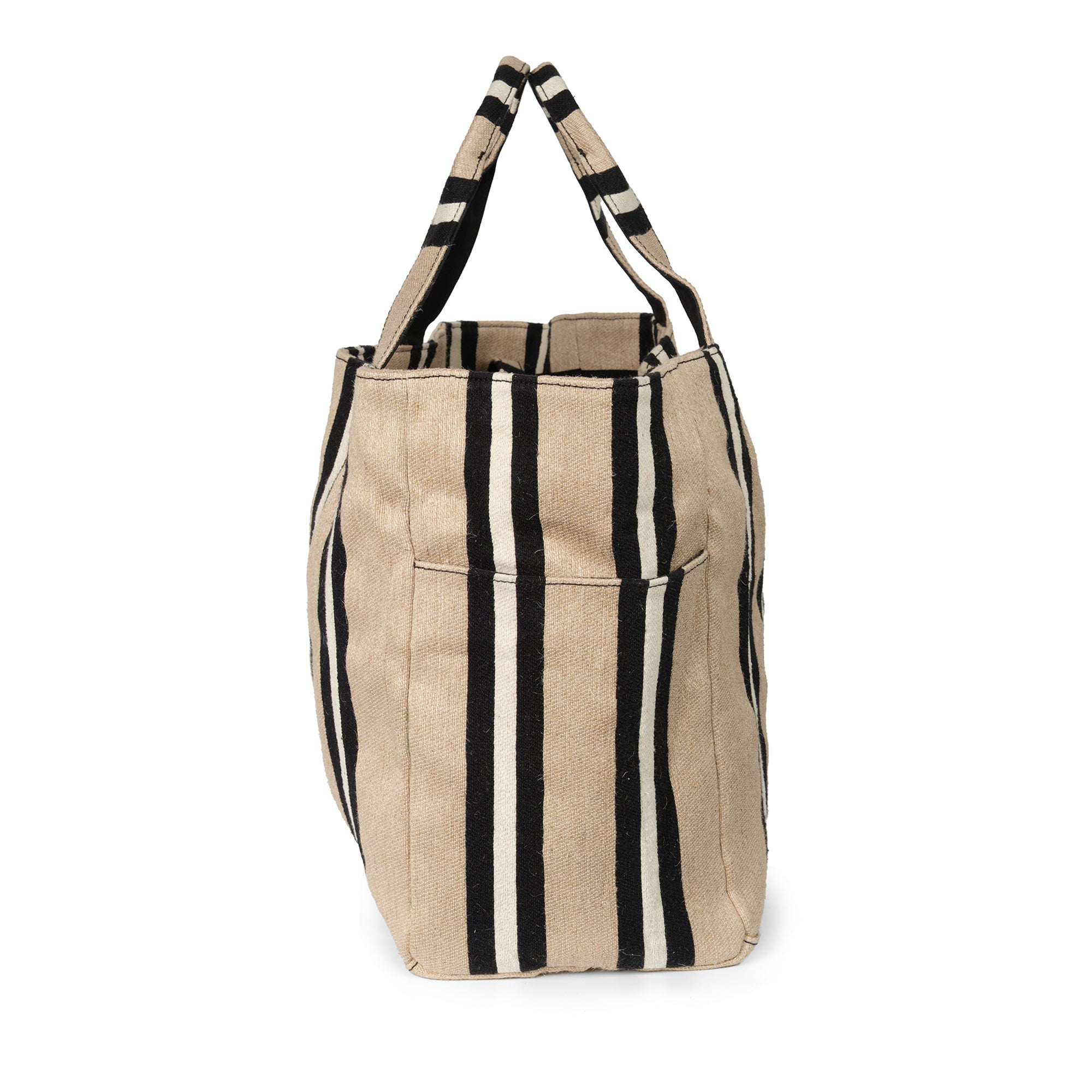 Luna Moon Mega shopper - Svinkloev Bag Jute - black