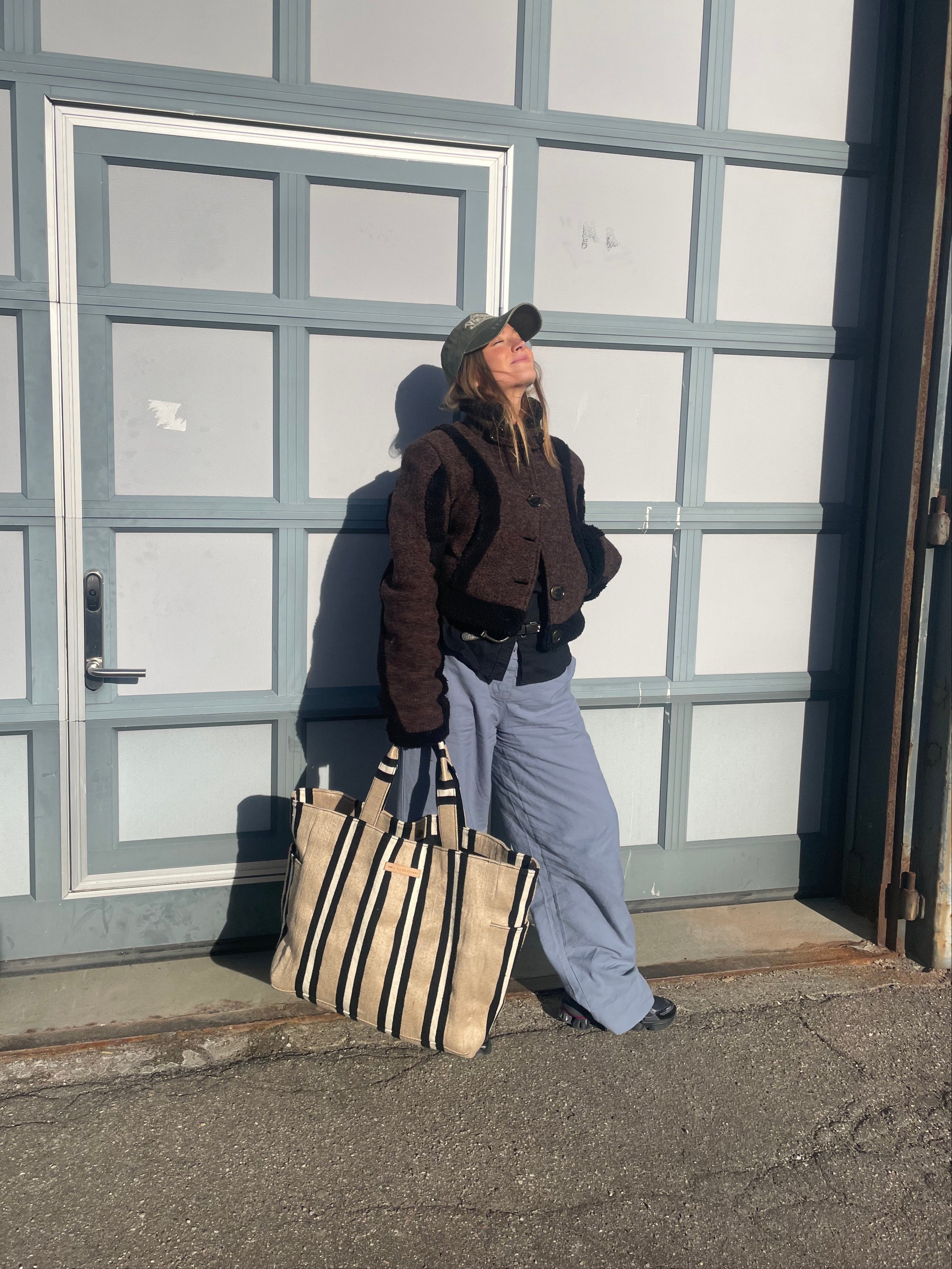 Luna Moon Mega shopper - Svinkloev Bag Jute - black