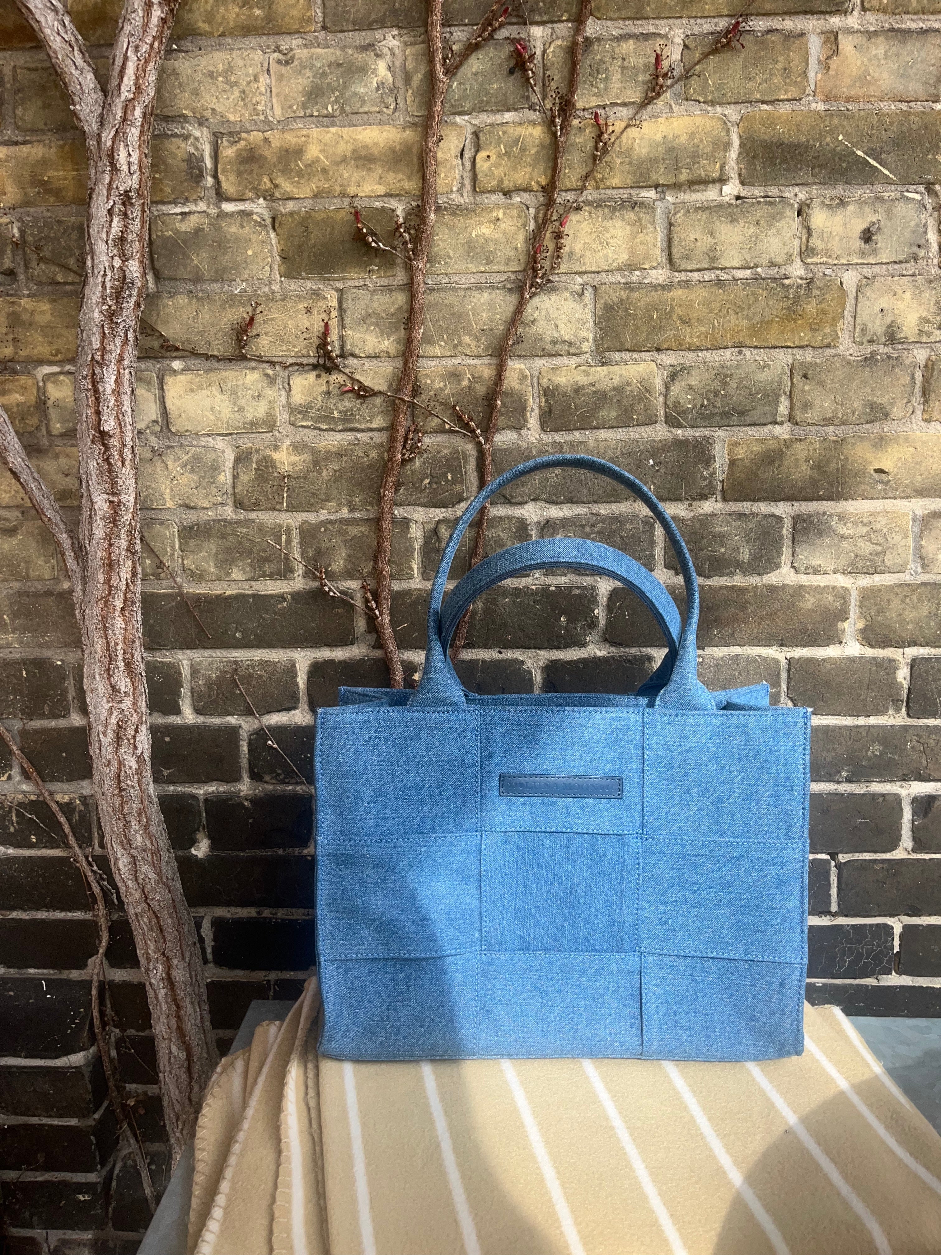 Luna Moon Mid Tote - Camden Cervino Tote bag Denim washed