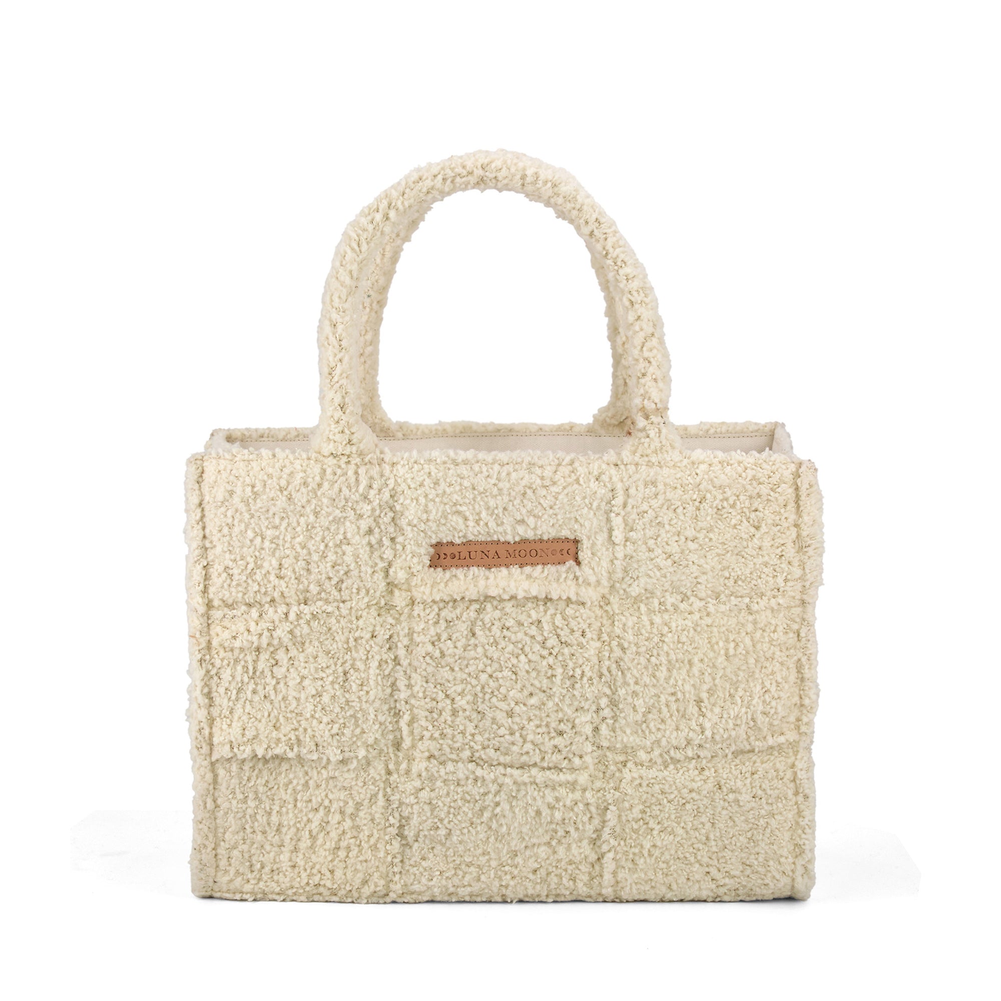 Luna Moon Mid Tote - Cervino Tote bag Winter white