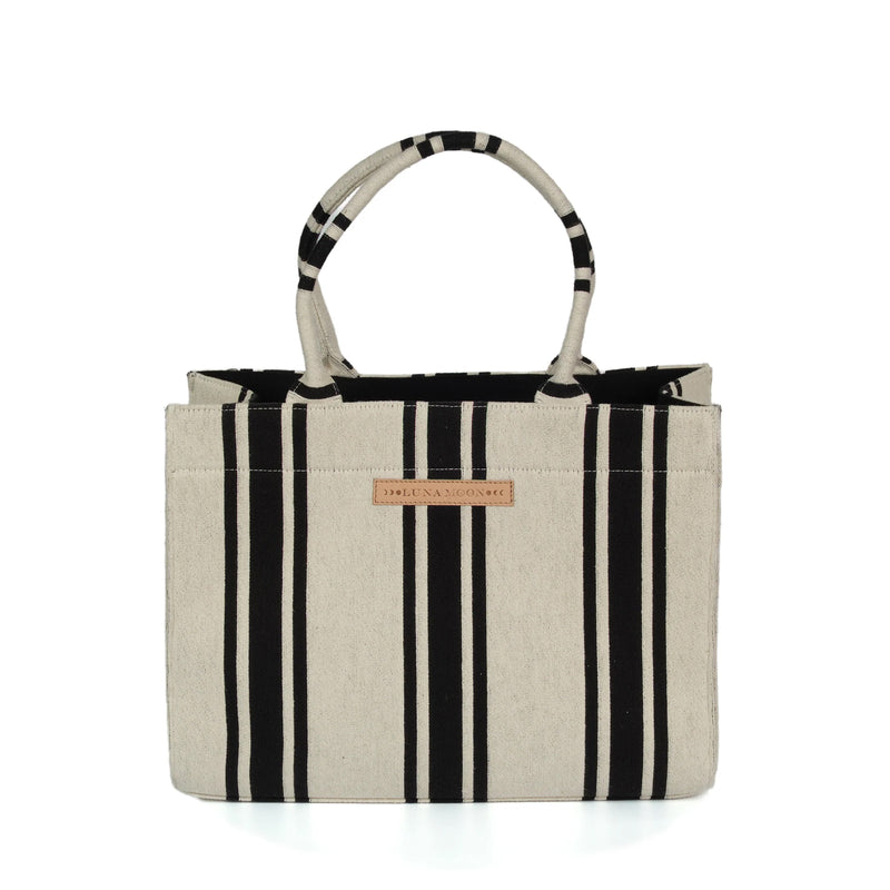 Luna Moon Mid Tote - Deauville Tote bag Black