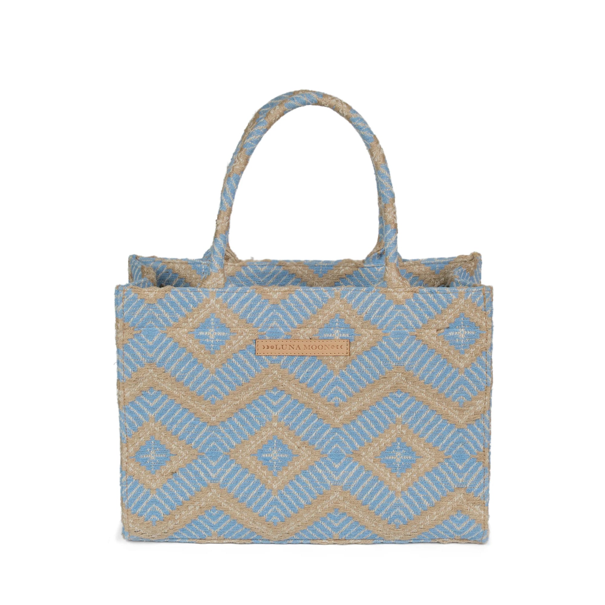 Luna Moon Mid Tote - La Rambla Tote bag Aquamarine