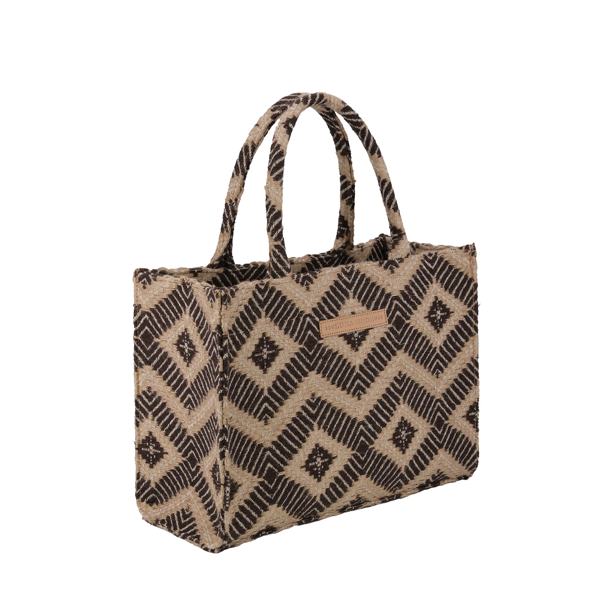 Luna Moon Mid Tote - La Rambla Tote bag Coffee Chicory