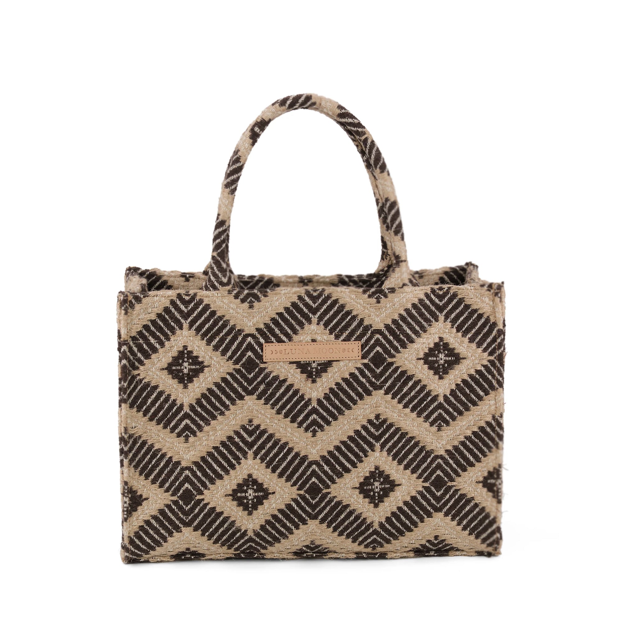 Luna Moon Mid Tote - La Rambla Tote bag Coffee Chicory