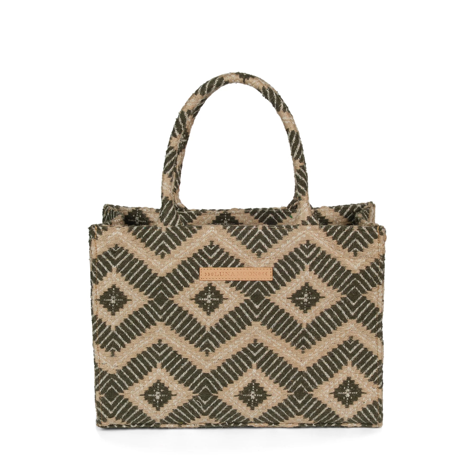 Luna Moon Mid Tote - La Rambla Tote bag Olive