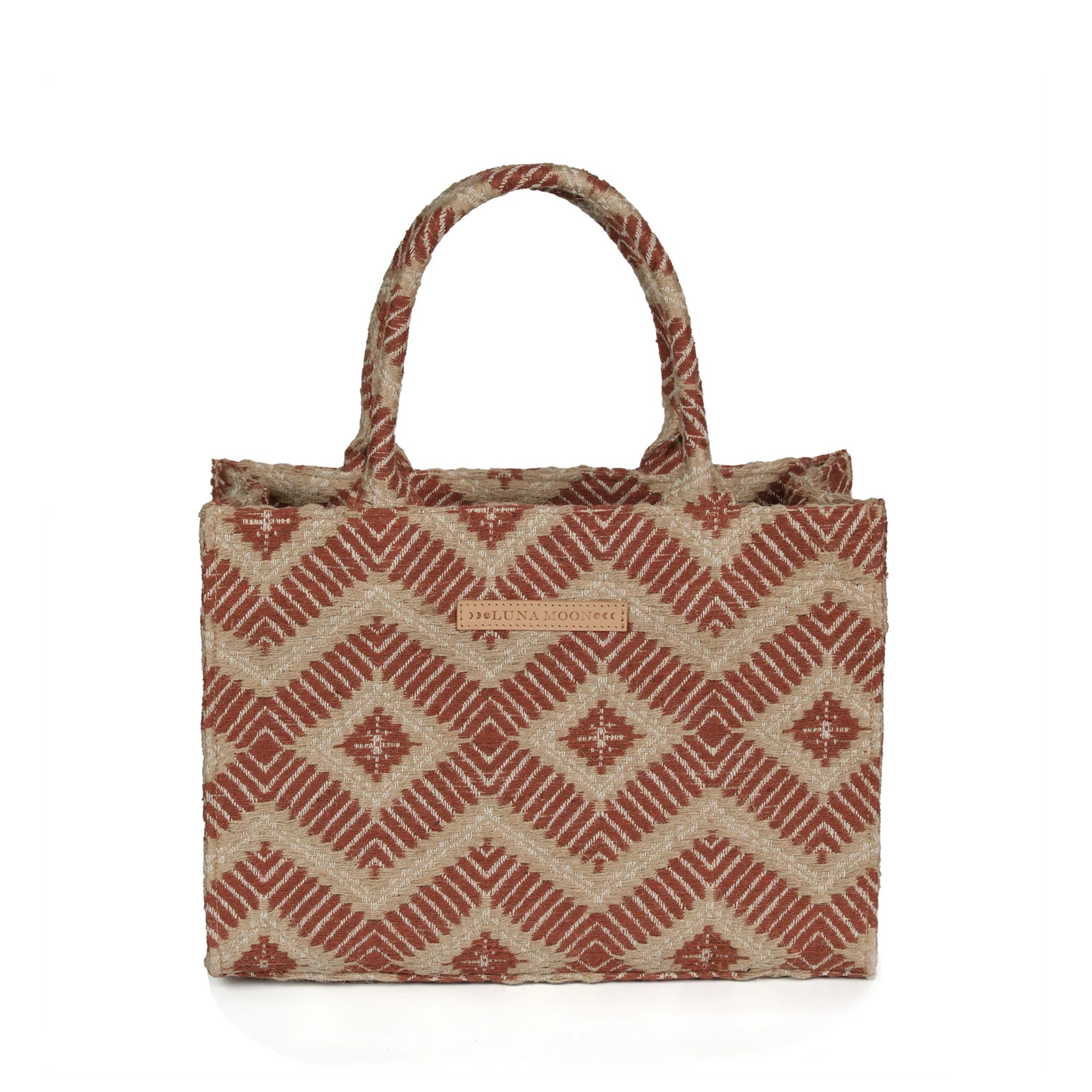 Luna Moon Mid Tote - La Rambla Tote bag Terracotta