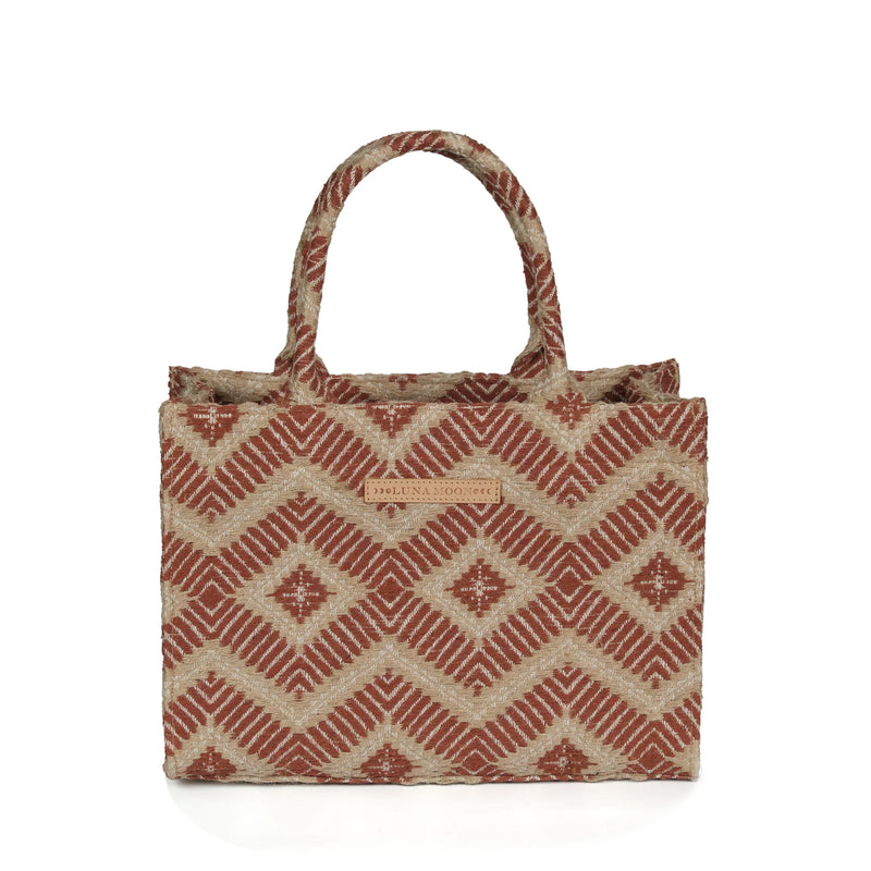 Luna Moon Mid Tote - La Rambla Tote bag Terracotta