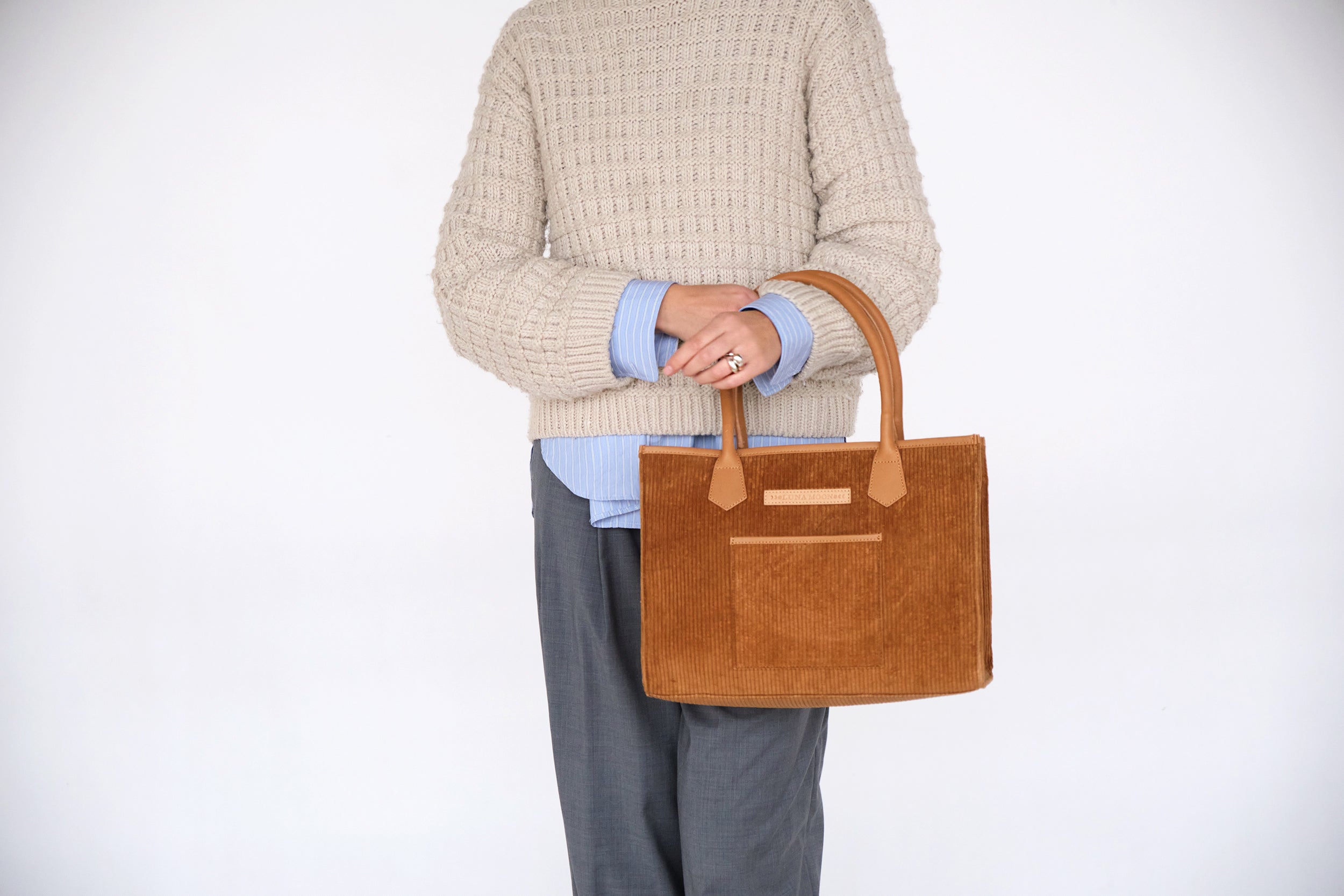 Luna Moon Mid Tote - Osaka Tote bag Camel