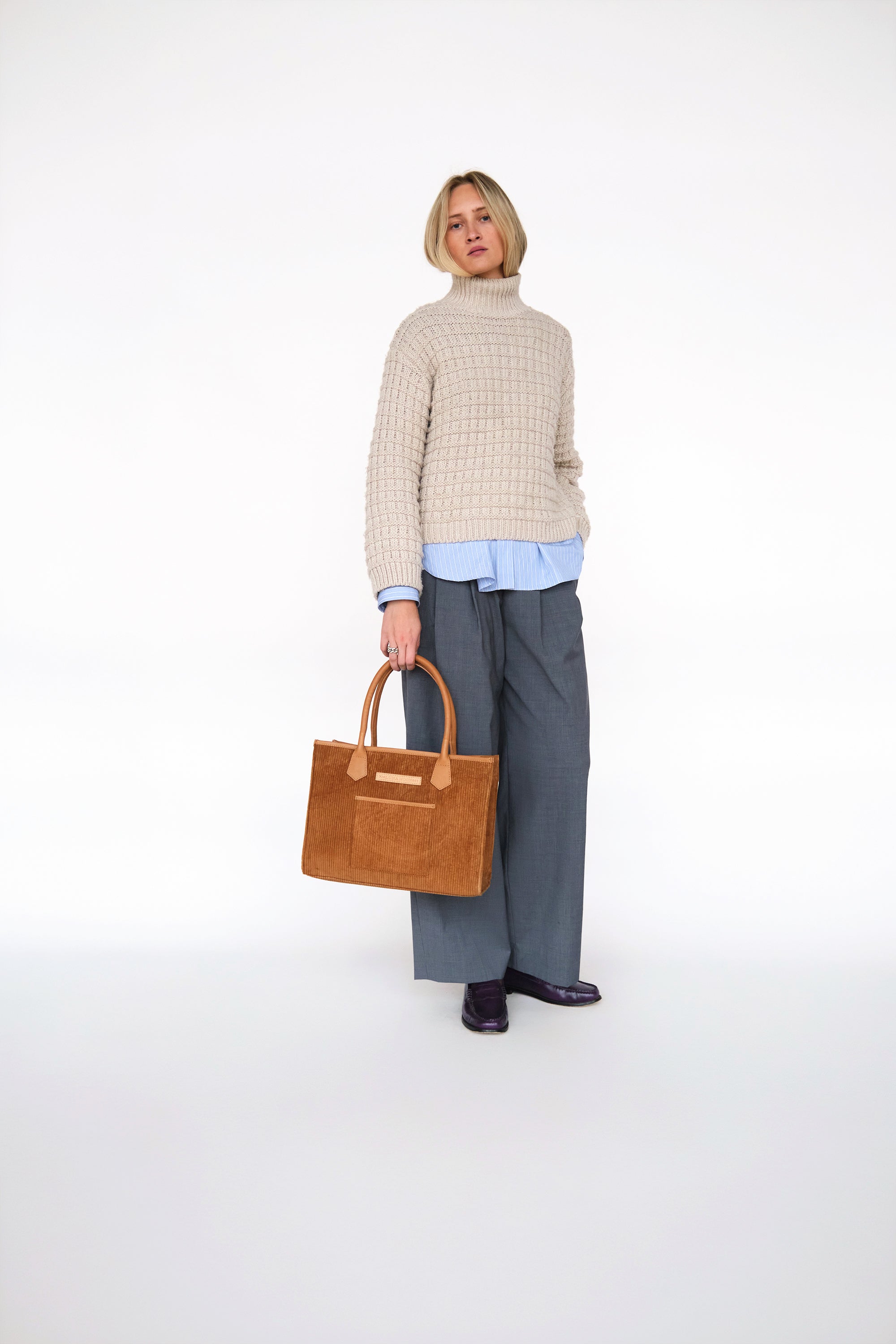 Luna Moon Mid Tote - Osaka Tote bag Camel