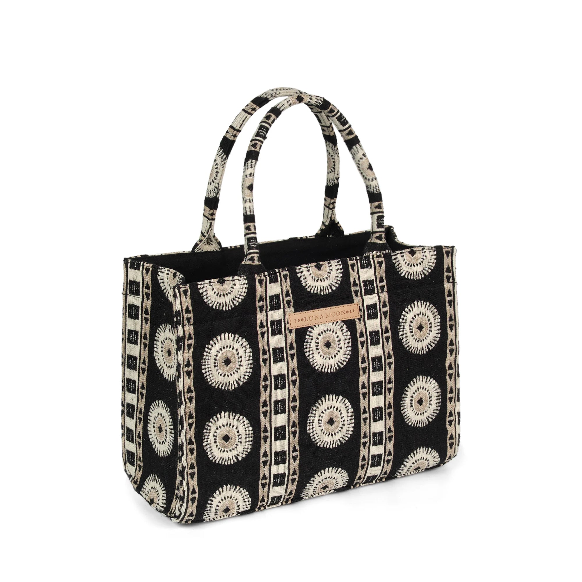 Luna Moon Mid Tote - Palma Bag Black