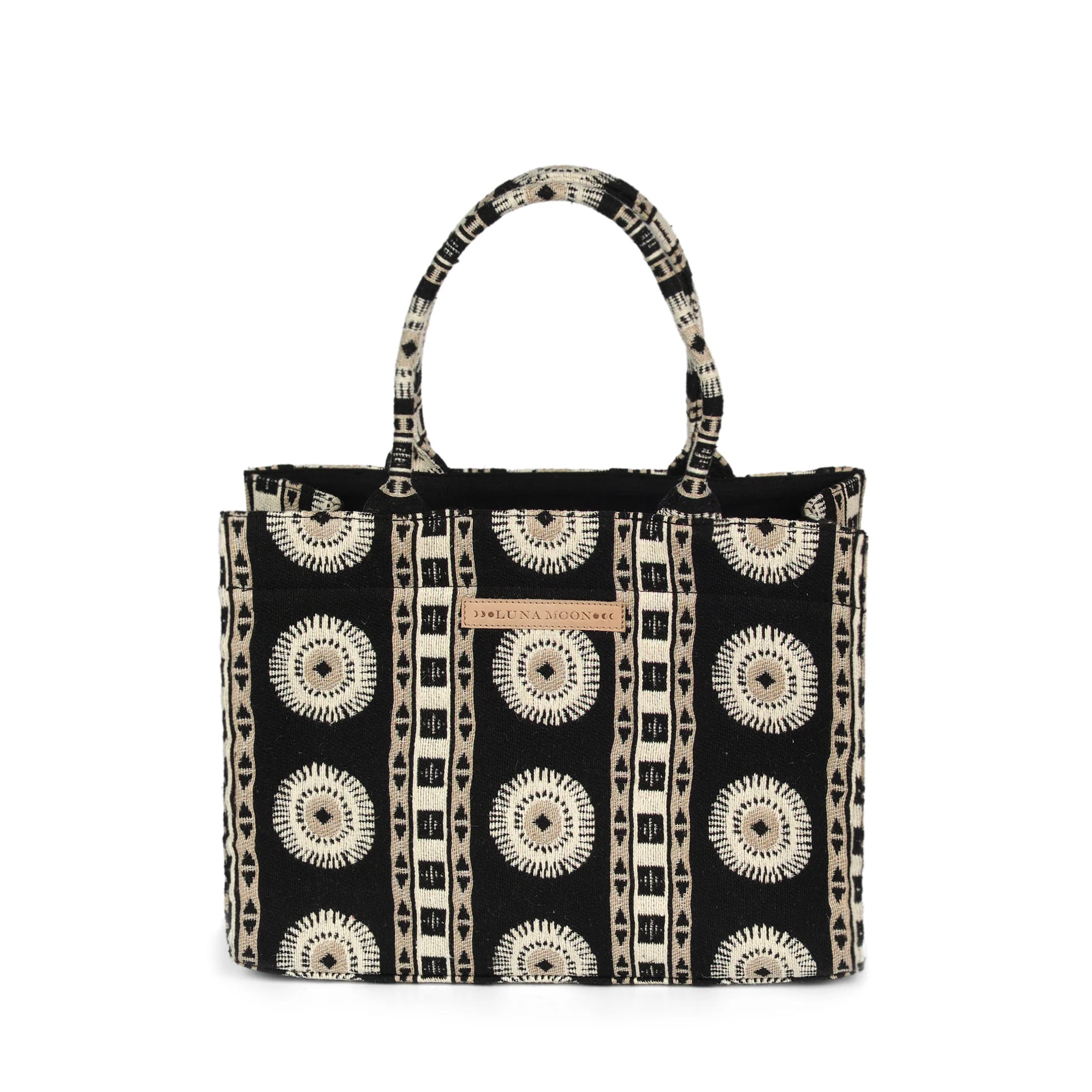 Luna Moon Mid Tote - Palma Bag Black