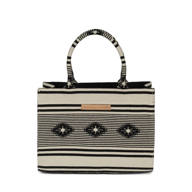 Luna Moon Mid Tote - Rue Neuve Tote bag Ivory - Black