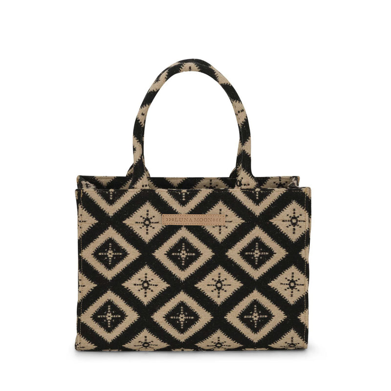Luna Moon Mid Tote - Rue Rivoli Tote bag Black