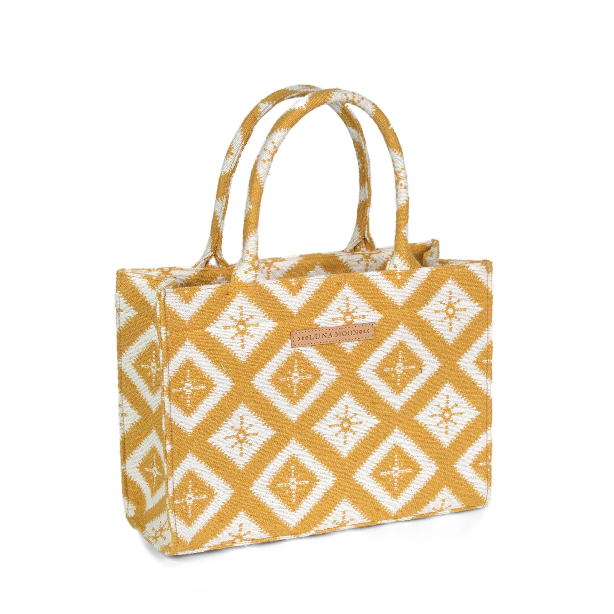 Luna Moon Mid Tote - Rue Rivoli Tote bag Ochre yellow