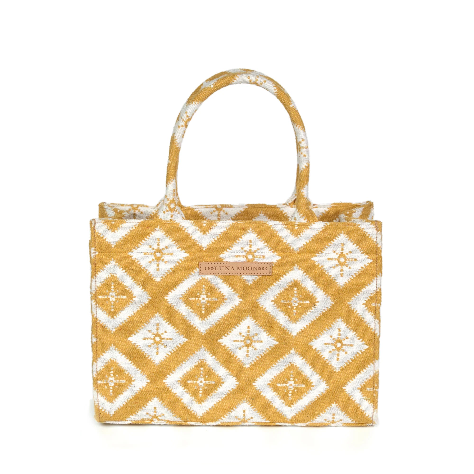 Luna Moon Mid Tote - Rue Rivoli Tote bag Ochre yellow