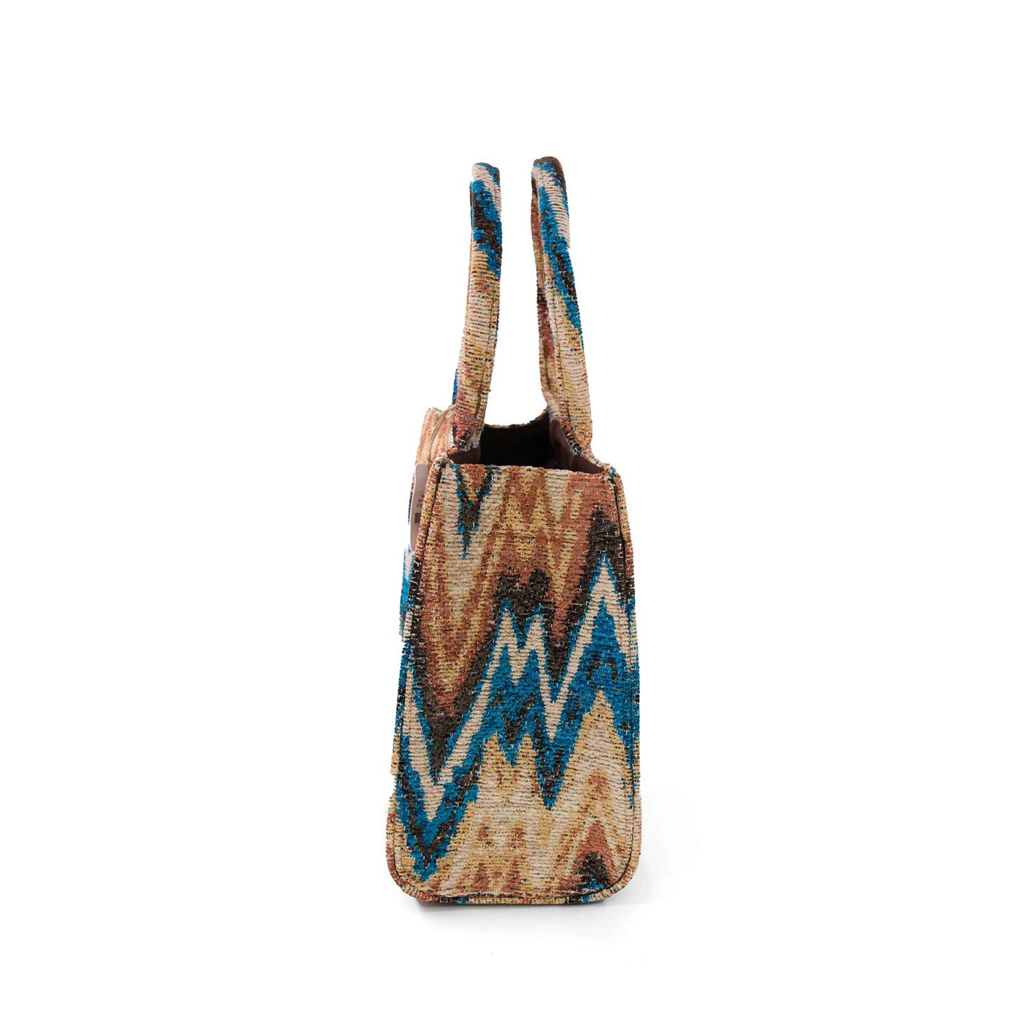 Luna Moon Mid Tote - Siena Bag Ocean Depths - camel