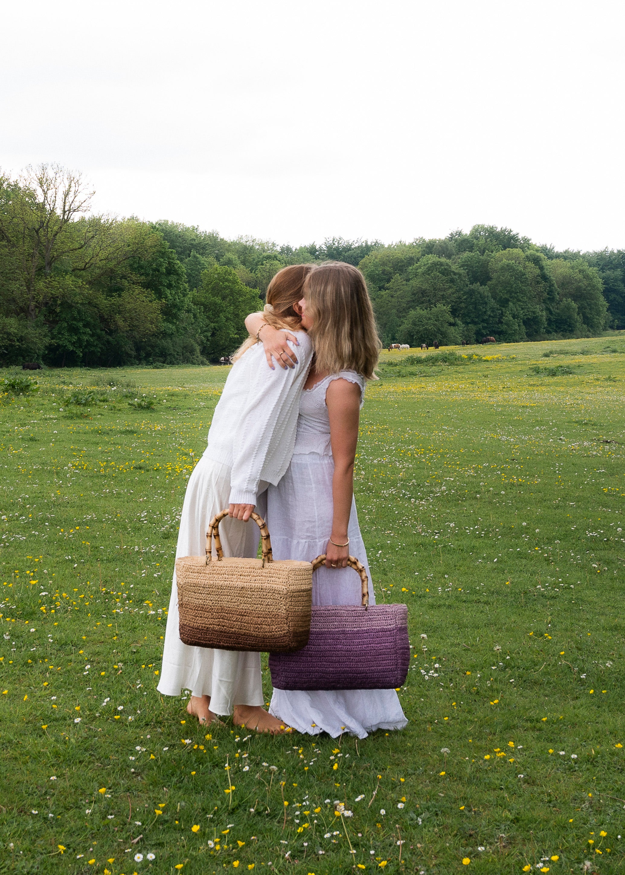 Luna Moon Mid Tote - Sunset Ashram Bag Dusty Pink