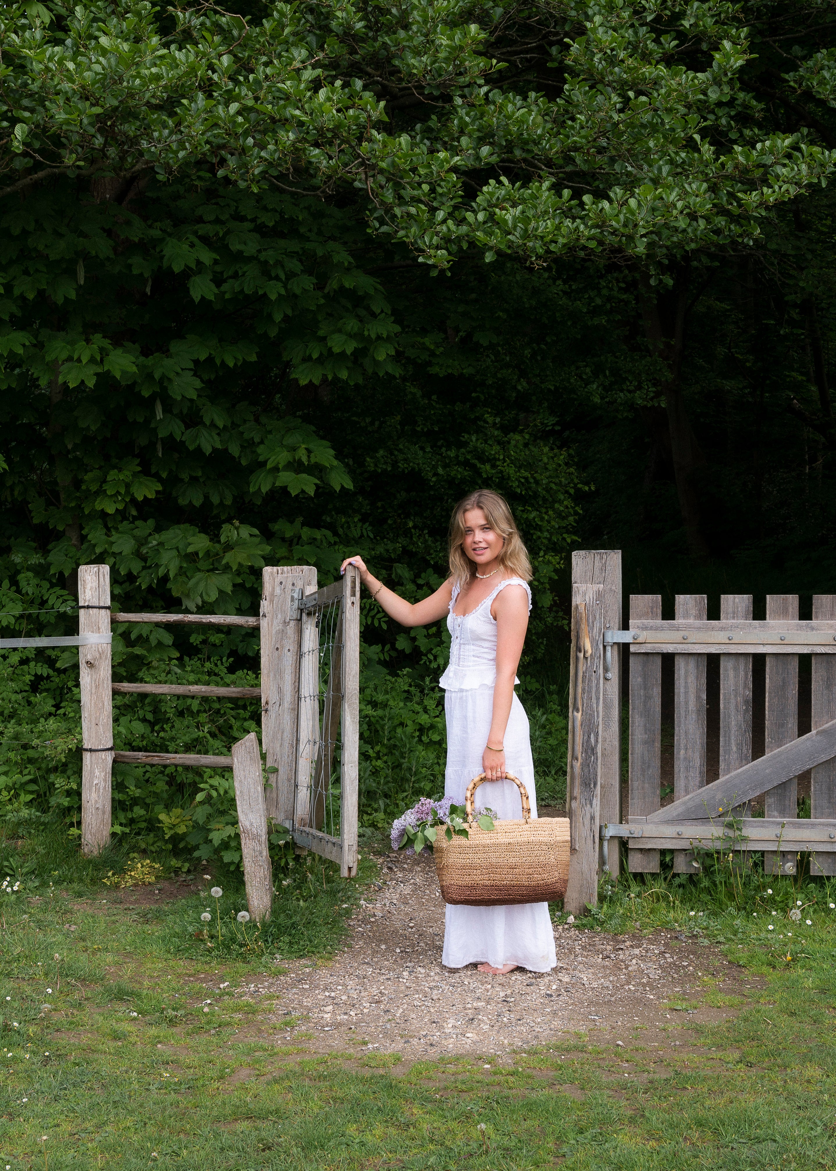 Luna Moon Mid Tote - Sunset Ashram Bag Nature