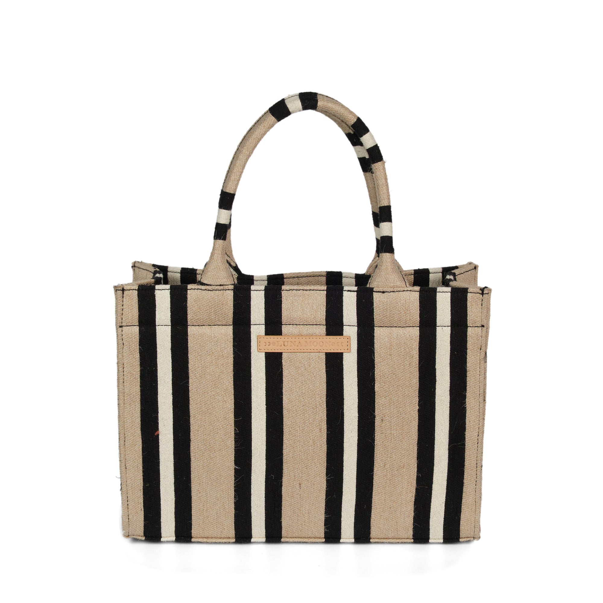 Luna Moon Mid Tote - Svinkloev Bag Jute - black