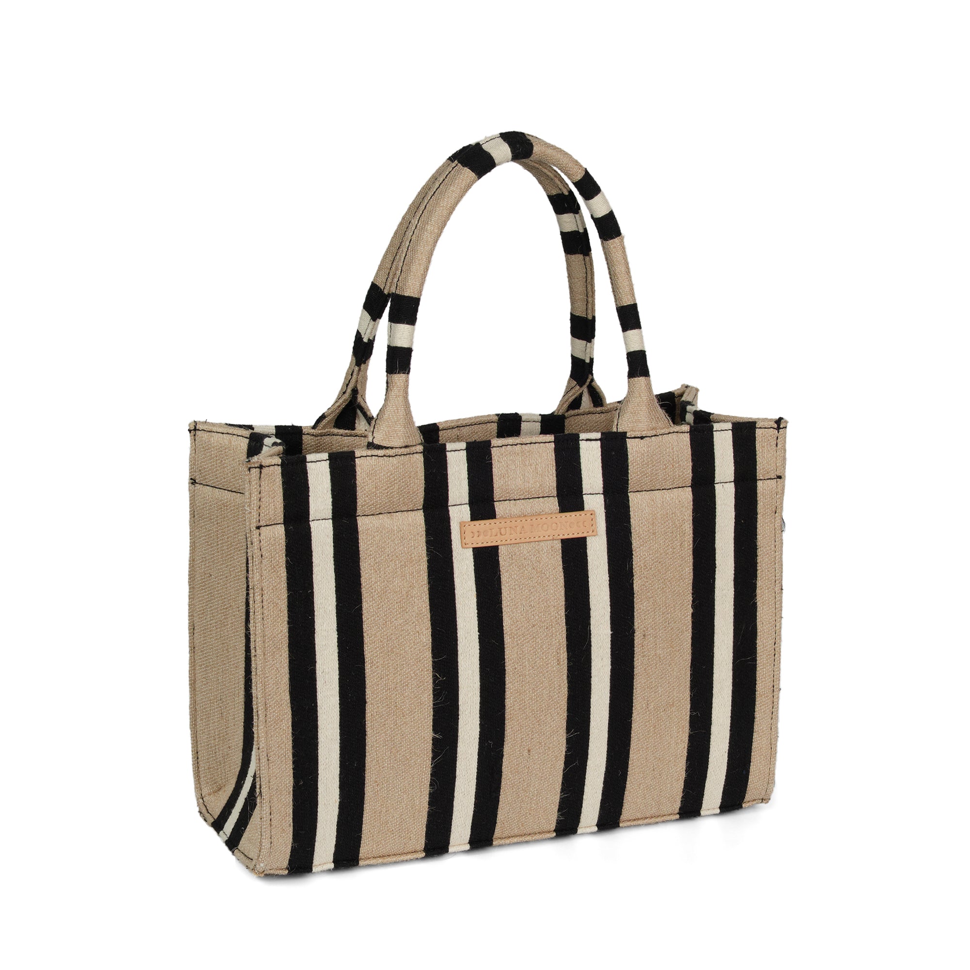 Luna Moon Mid Tote - Svinkloev Bag Jute - black