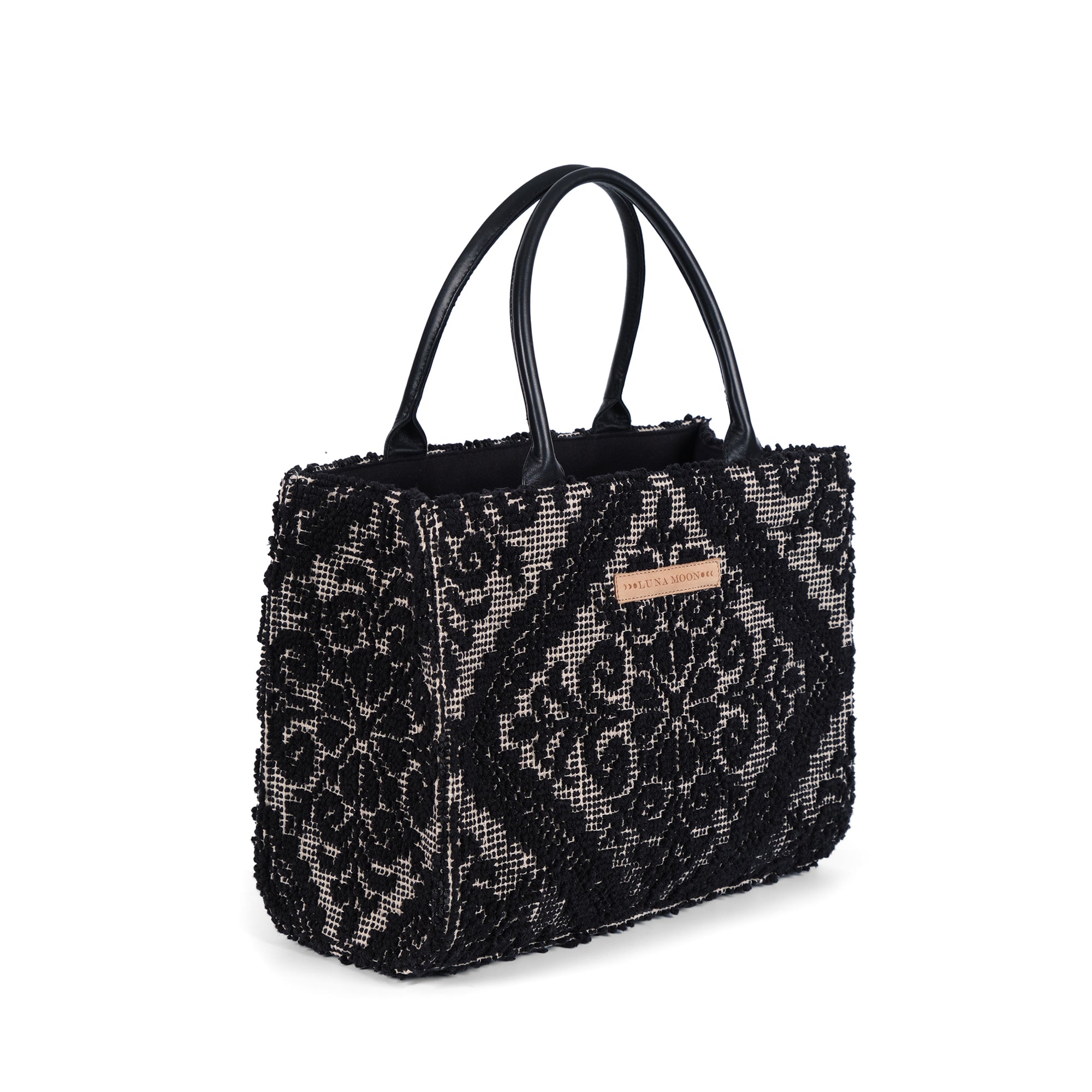 Luna Moon Mid Tote - Tilos Tote bag Black