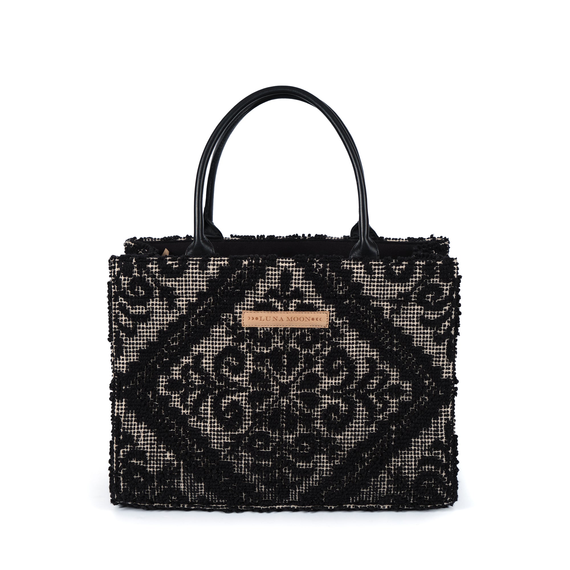 Luna Moon Mid Tote - Tilos Tote bag Black