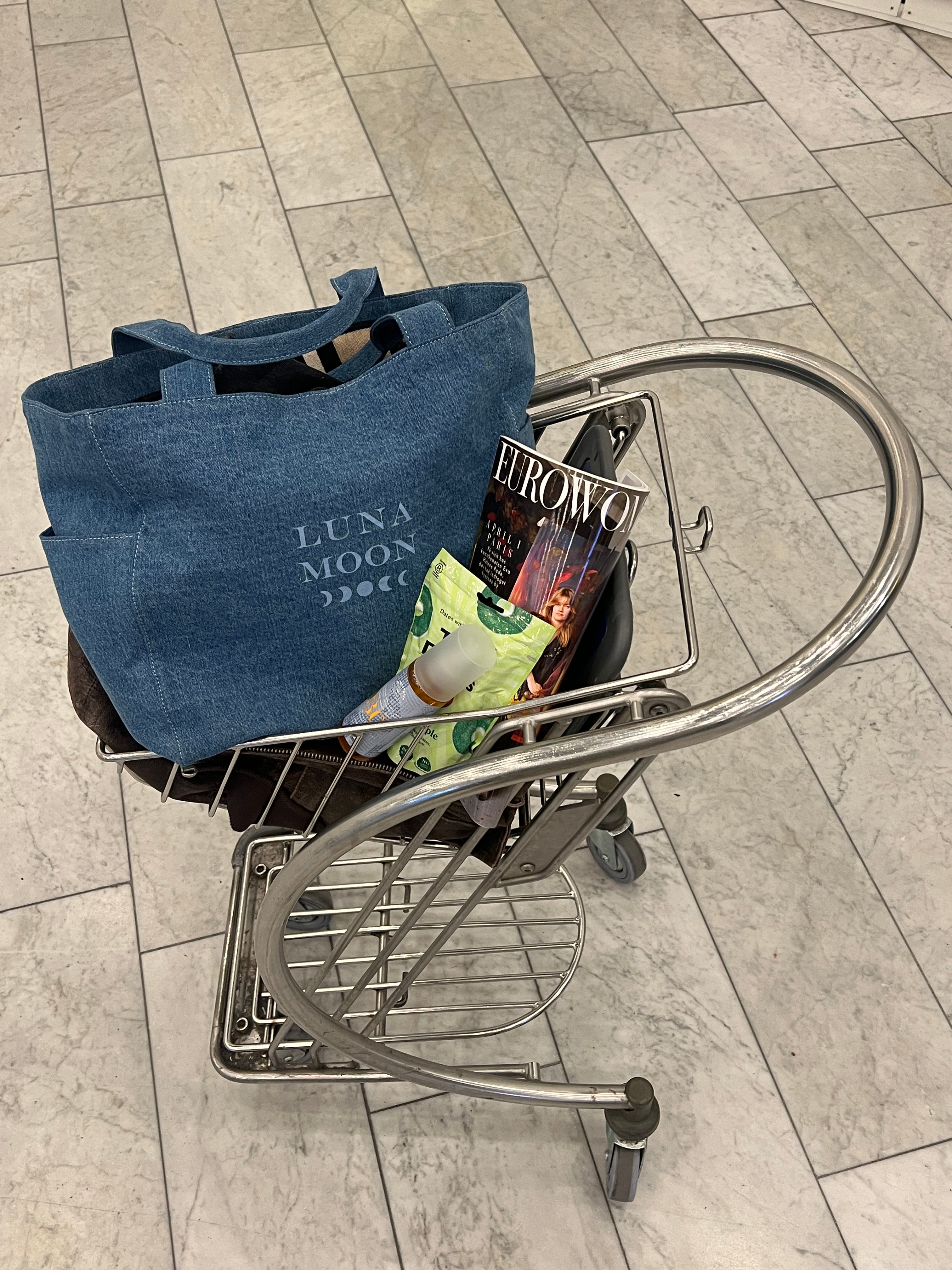 Luna Moon Middy shopper - Camden Shopper Denim washed