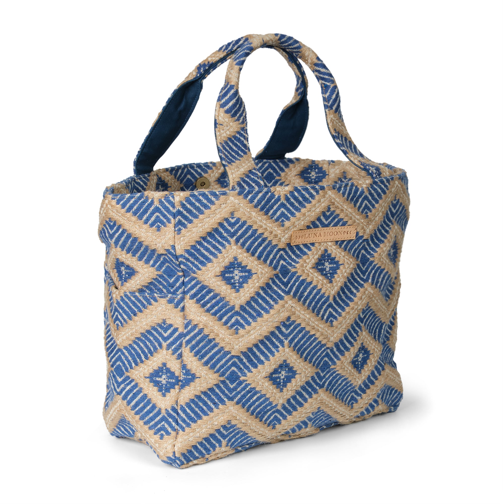 Luna Moon Middy shopper - La Rambla Shopper Greek blue